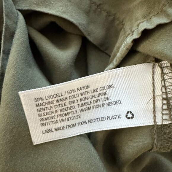 Andeaway Green‎ Long Sleeve Blouse  Size X-Small - Picture 6 of 6